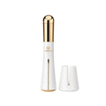 LED Eye Lift, white and gold handheld LED eye device with its stand
