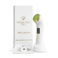 Derma Veluxia Gold Pro LED light wand with gold head, stand and box